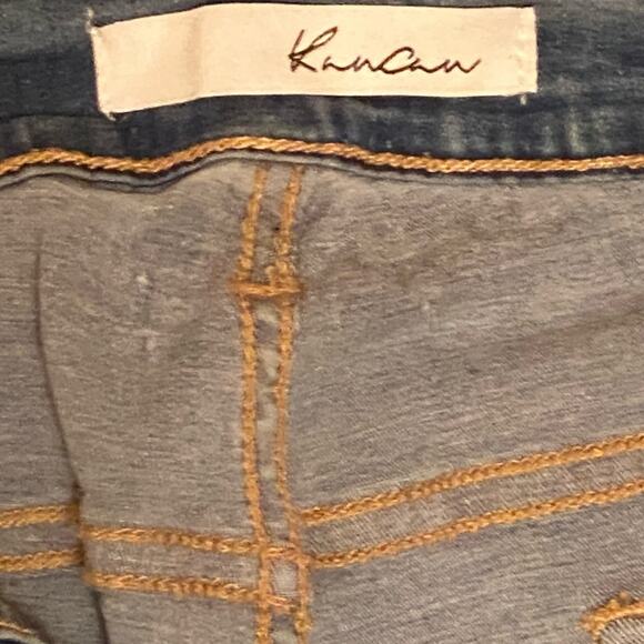 KanCan Faded Distressed Mid Rise Skinny‎ Light wash Denim Stretch Jeans 13/30 - Picture 8 of 10